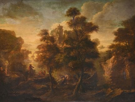 ESCUELA ITALIANA (FINALES DEL SIGLO XVIII) PAISAJE