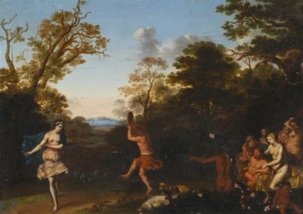 ATRIBUIDO A CORNELIS VAN POELENBURGH (HOLANDÉS, 15