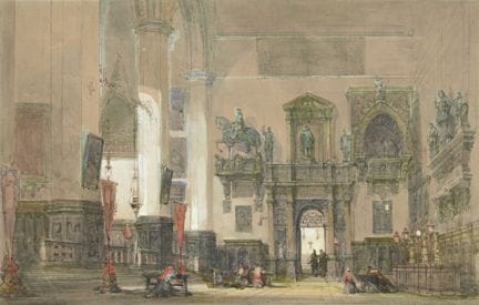 DAVID ROBERTS (ÉCOSSAIS, 1796-1864) INTÉRIEUR DE S