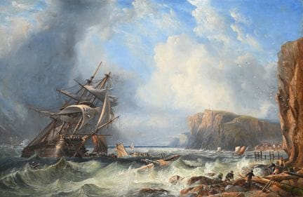JOHN WILSON CARMICHAEL (BRITISCH 1800–1868) DIE RE