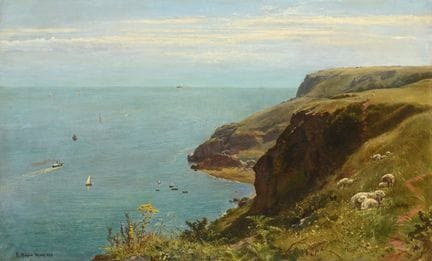 CHARLES NAPIER HEMY (BRITISCH 1841–1917)KÜSTE, TOR
