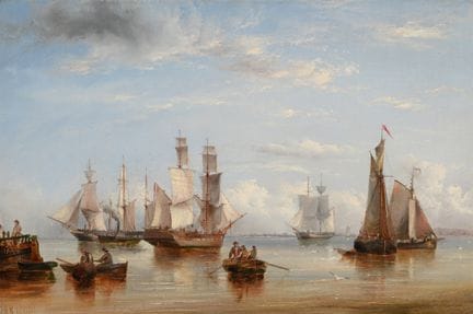 HENRY REDMORE (BRITISCH 1820–1887)SCHIFFE VOR DER 