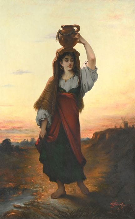 ÉMILE GAMBOGI (ITALIENER, 1819–1895) DER WASSERTRÄ