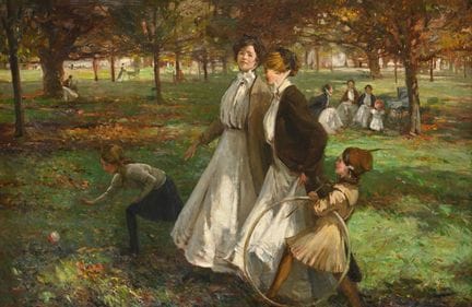 JAMES WALLACE (BRITISCH 1872–1911) HERBST IN DEN K