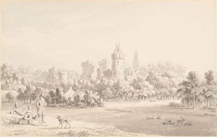 ANTHONY DEVIS (BRITANNIQUE, 1729-1816) PARC À CERF