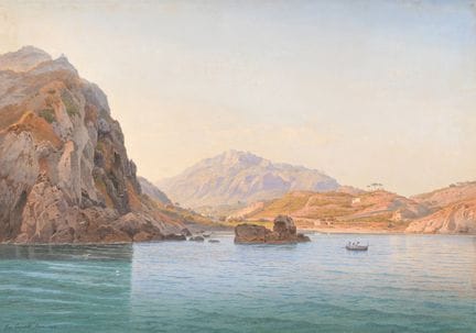 SALOMON CORRODI (SCHWEIZER, 1810–1892) ISCHIA Aqua