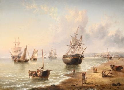 HENRY REDMORE (BRITISCH, 1820–1887) „Schiffe vor A