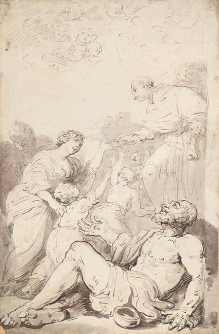 THOMAS ROWLANDSON (BRITANNIQUE, 1757-1827) SAINT C