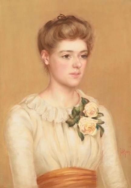 ENGLISCHE SCHULE (19. JAHRHUNDERT) PORTRAIT EINER 