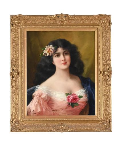EMILE VERNON (BRITANNIQUE, 1872-1920) PORTRAIT D'U