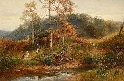 DAVID BATES (BRITISCH 1840/41–1921) „BY THE BROOKS