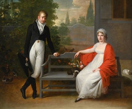 JOSEPH HAUBER (ALLEMAND, 1766-1834) Un homme et un