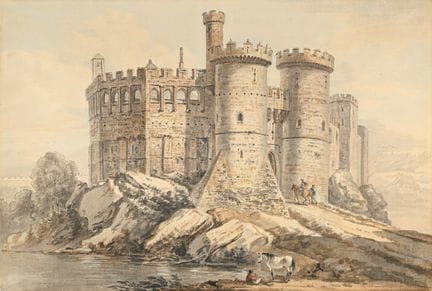 PAUL SANDBY, R.A. (BRITANNIQUE, 1731-1809) UN CHÂT