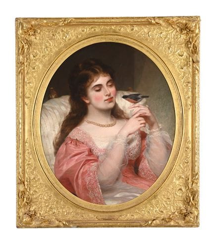 CHARLES BAXTER (BRITANNIQUE, 1809-1879) UNE DAME A