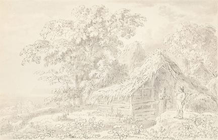 ANTHONY DEVIS (BRITANNIQUE, 1729-1816) BÂTIMENT RU