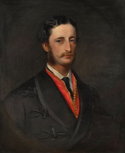 ÉCOLE ANGLAISE (FIN DU XIXe SIÈCLE) : PORTRAIT DE 