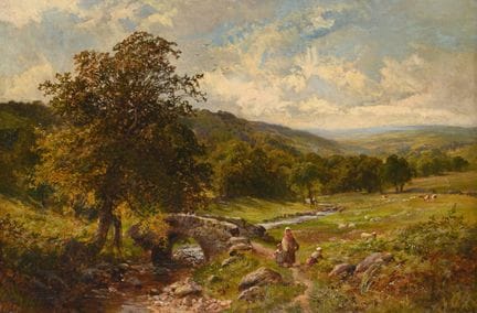 WALTER WALLOR CAFFYN (BRITISCH, 1845–1898) DER BAC