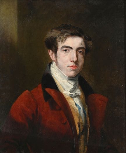 ÉCOLE ANGLAISE (DÉBUT DU XIXe SIÈCLE) PORTRAIT D'U