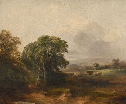 JOSHUA SHAW (BRITISCH, 1776–1860) „Rinder in einer
