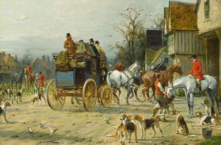 GEORGE WRIGHT (BRITISCH, 1860–1942) DIE KUTSCHE VO