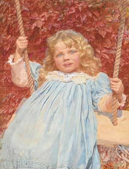 EDWARD JOHN GREGORY (BRITANNIQUE, 1850-1909) PORTR