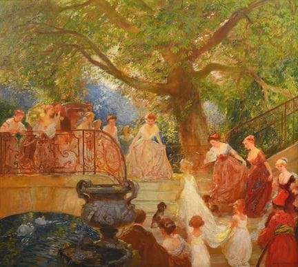 GASTON LA TOUCHE (FRANZOSISCH 1854–1913) DER BESUC