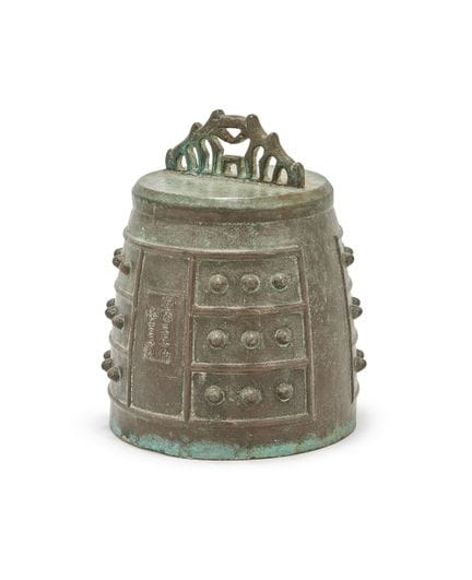 Eine chinesische Bronzeglocke aus der Qianlong-Zei
