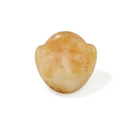 Colgante de jade chino tallado, de 4,2 cm de largo