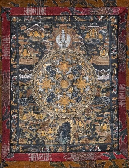 Zwei tibetische Thangkas aus dem 20. Jahrhundert, 