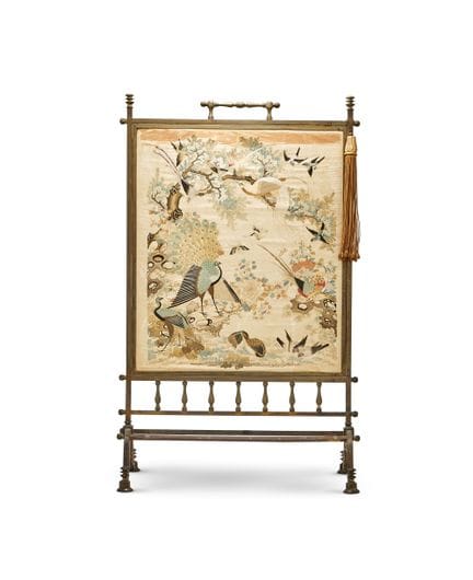 Ein chinesischer Seidensiebdruck aus dem 19. Jahrh