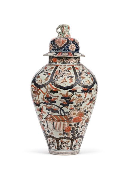 A Japanese Imari baluster jarEdo period, late 17th