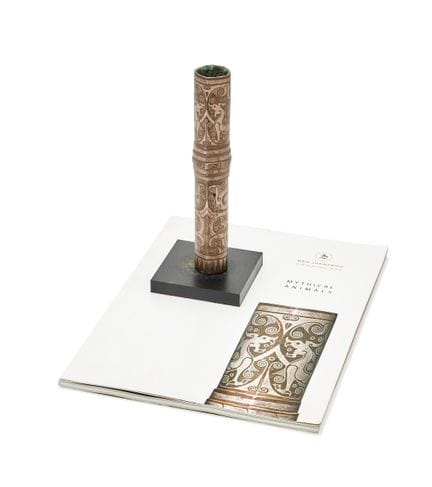 Eine edle chinesische Schwertbeschlag aus Bronze m