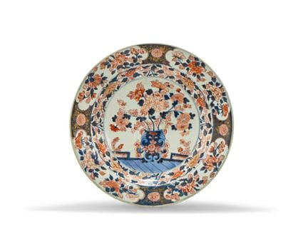 A large Japanese Imari chargerEdo Period, late 17t