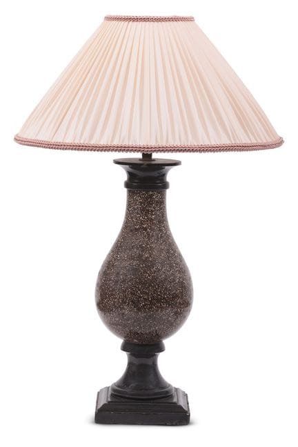 Lampe de table « PORPHYRY » en scagliola, fin du X