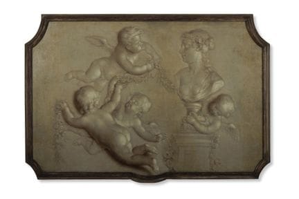 ÉCOLE FRANÇAISE (XVIIIe SIÈCLE) PAIRE DE GRISAILLE