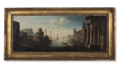 ÉCOLE ITALIENNE, XVIIIe SIÈCLE — « CAPRICCIO : VUE