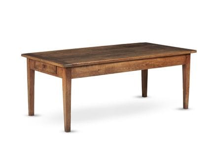 TABLE DE FERME EN BOIS DE FRUITIER, XIXe SIÈCLE, a