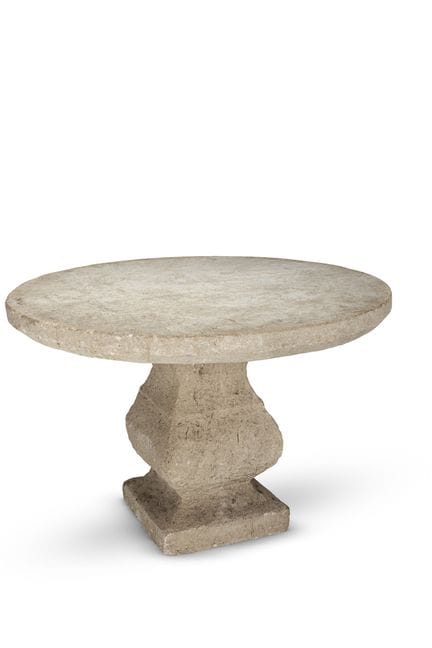 TABLE EN PIERRE CALCAIRE DE BOURGOGNE DE STYLE DU 