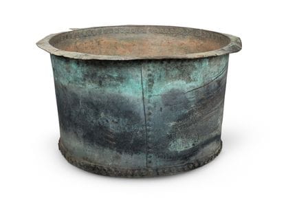 GRANDE CISTERNE OU JARDINIÈRE EN CUIVRE – XIXe SIÈ