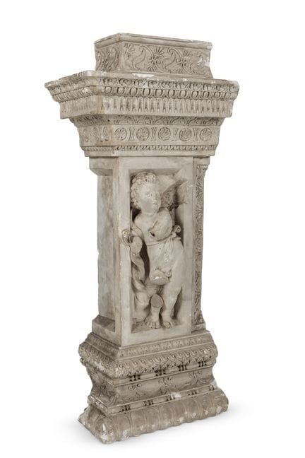 A PLASTER ARCHITECTURAL FRAGMENT19TH CENTURYChild 