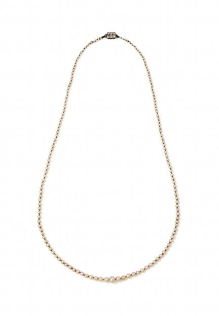 COLLAR DE PERLAS DE PRINCIPIOS DEL SIGLO XX: Perla