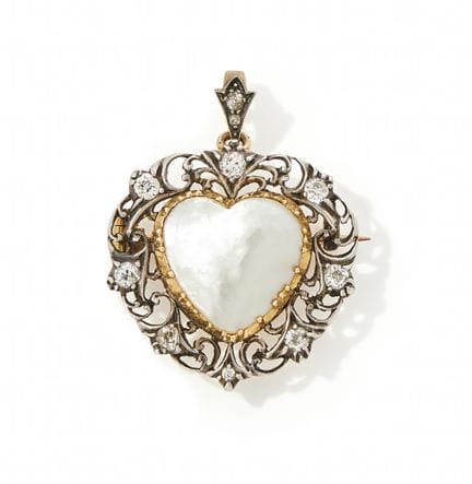 Y CARLO &amp; ARTHUR GIULIANO, BROCHE/COLGANTE EN 