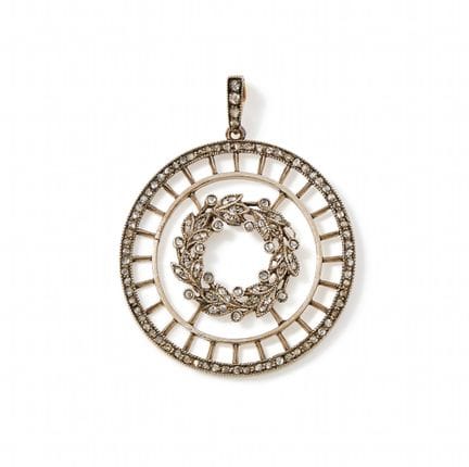 法贝热（FABERGÉ），钻石吊坠，工匠阿尔伯特·霍尔姆斯特伦（Albert Holmström）作