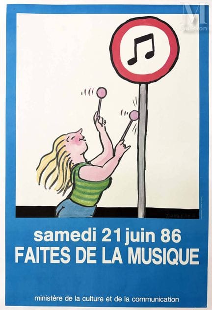 UNGERER TOMI
Faites de la Musique Samedi 21Juin 86