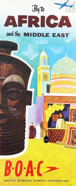 Vuela a África y Oriente Medio con BOAC (British O