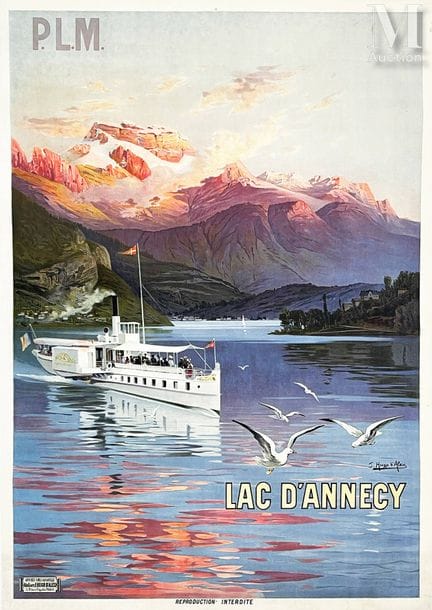 HUGO D'ALESI  F.
Lago de Annecy  PLM
Talleres Hugo
