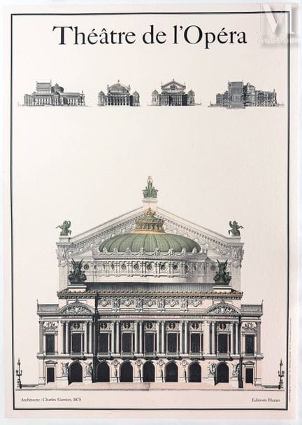 Teatro de la Ópera. Arquitecto: Charles Garnier, 1