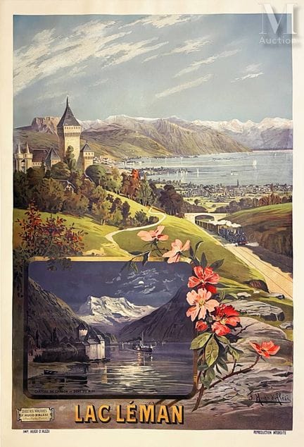 HUGO D'ALESI  F.
Lago Lemán, Castillo de Chillon y