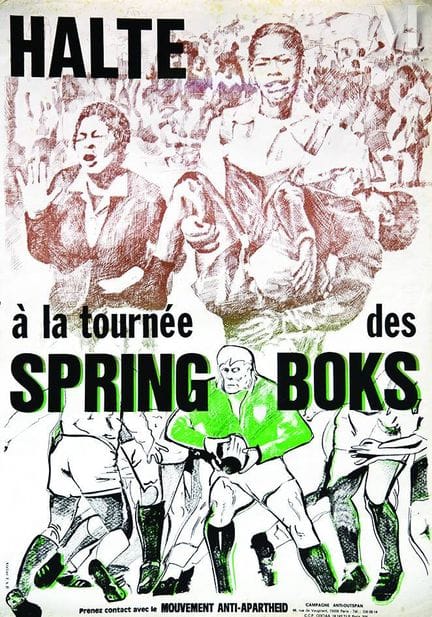 Halte à la tournée des Spring Boks Afrique du Sud 