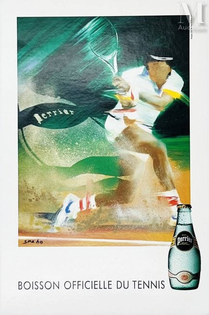 SPAHN
Perrier, bebida oficial del tenis
Saint-Mart